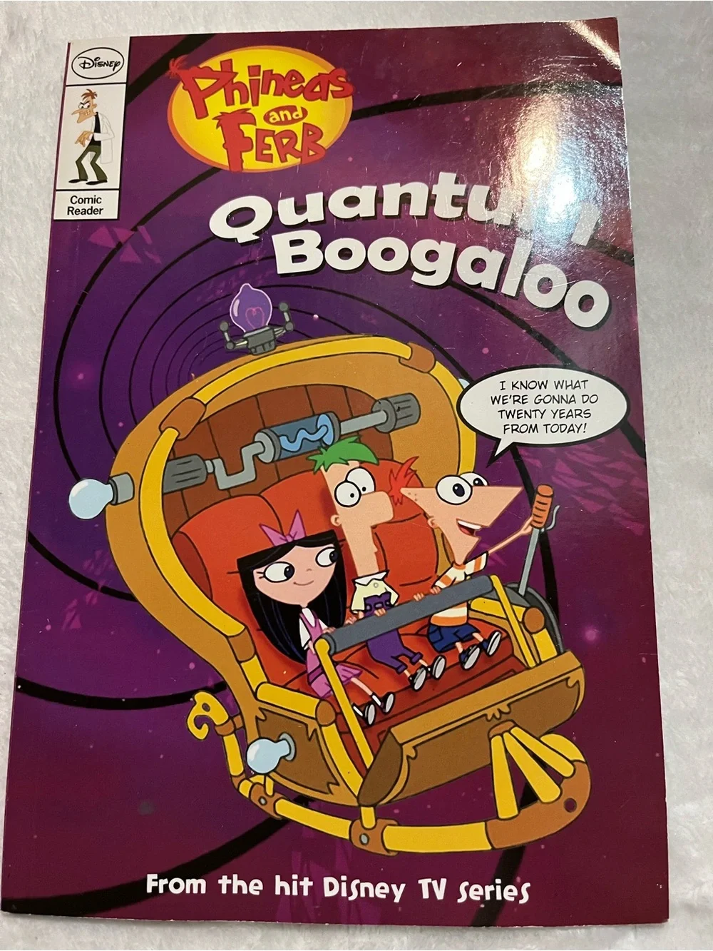 Disney Phineas and Ferb Quantum Boogaloo Comic Reader - Purple